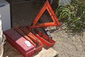 lot 128 image: Hazard triangles