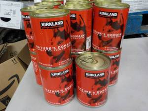 21 cans Kirkland Natures Domain Do...