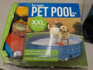 2 Portable XXL Pet Pool- 1 might ne...