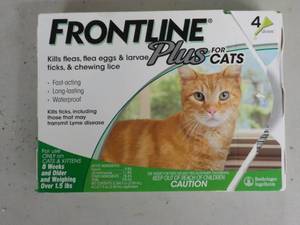 Frontline Plus for Cats 4 doses...