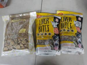 2 Bags Liver Bites and Peanut Butte...
