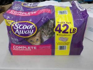 42 lb. Scoop Away Cat Litter...