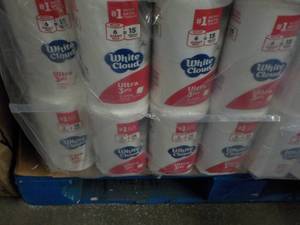 48 rolls White Cloud Ultra 3 Ply To...
