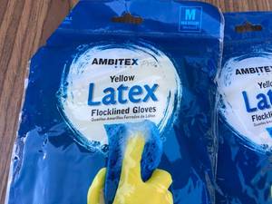 Flocklined Latex Gloves