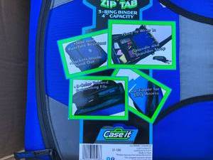 Case-It Zipper Binder