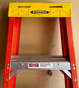 lot 25 image: Werner Metal 6 Foot Ladder