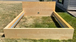 lot 38 image: Ikea Malm FullQueen Bed Frame