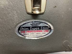 lot 64 image: Union Super Steel Tool Box With Some Tools