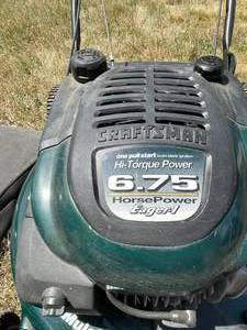 lot 88 image: Craftsman 6.75 HP 22 Inch Lawn Mower Model 917.377582