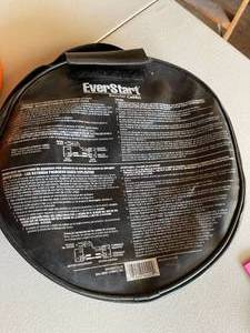 lot 97 image: Everstart 4 Gauge Booster Cables in Carrying Case