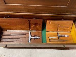 lot 101 image: Vintage H. Gerstner & Sons Tool Box with Tools