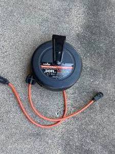 lot 109 image: Electricord 30 Foot Retracting Cord Reel Model R-5416-030-OR