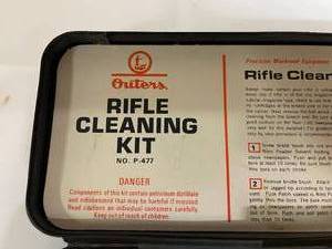 lot 124 image: Vintage Outers Rifle Cleaning Kit