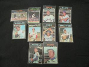 2. 1971 Topps Baseball Cards...