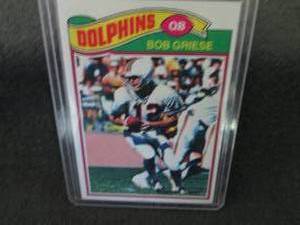 41. 1976 Topps Bob Griese Card...