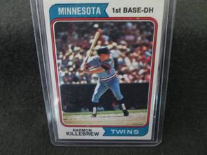 57. 1974 Topps Harmon Killebrew Car...