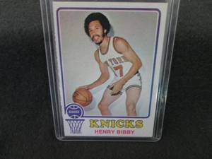 67. 1973-74 Topps Henry Bibby Card...