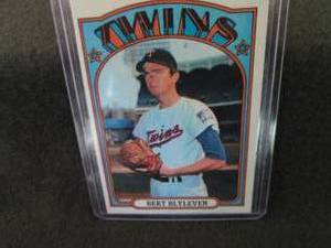 73. 1972 Topps Bert Blyeven Card...