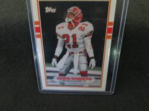 93. 1989 Topps Deion Sanders Rookie...