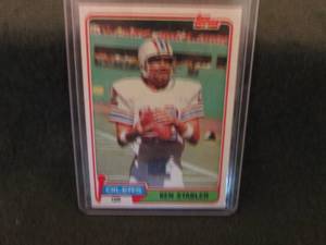 107. 1981 Topps Ken Stabler Card...