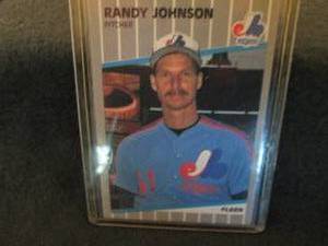 115. 1989 Fleer Randy Johnson Rooki...