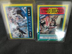 146. 1986 Topps Walter Payton Cards...
