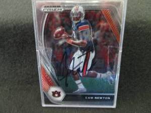 158. Prizm Cam Newton Autograph W ...