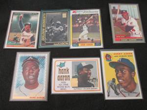 159. Hank Aaron Cards...