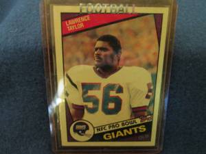 183. 1984 Topps Lawrence Taylor Car...