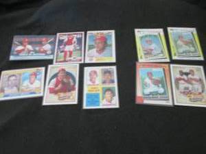 192. 10 Johnny Bench Cards...