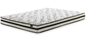 lot 127 image: Sierra Sleep By Ashley 8 Inch Chime Innerspring Queen Mattress in a Box, M69531 - NEW IN BOX