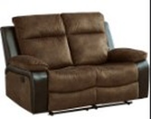 lot 150 image: Signature Design By Ashley Woodsway Reclining Loveseat, 6450586 - NEW