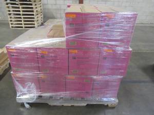 lot 167 image: PALLET of Clear Water Glass Pendant Lights (Used for Big Box Store Display - No Wire Harness).  - For Parts or Wire it Yourself.