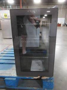 lot 191 image: Frigidaire Single Zone 16.9 in. 24-Bottle 101-Can Cooler, EFMIS2438,  SLIGHTLY USED SCRATCH AND DENT - WORKS