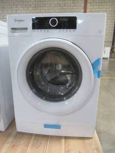 lot 214 image: Whirlpool 2.3 cu. ft. High Efficiency White Front Load Compact Washing Machine, ENERGY STAR, WFW5090JW.