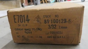 lot 43 image: MILD STEEL ELECTRODES