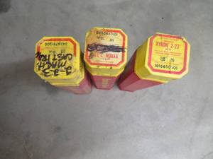 lot 62 image: 3 CONTAINERS OF XYRON 2-23 WELDING RODS