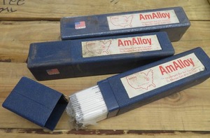 lot 72 image: 3 CONTAINERS OF MISC. WELDING RODS