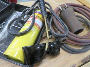 lot 75 image: CRAFTSMAN TORCH KIT & VINTAGE #5 PROPANE TORCH