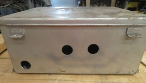 lot 229 image: METAL ELECTRICAL BOX