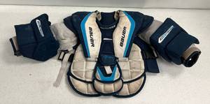 lot 110 image: Used BauerReactor Goalie Protective Chest Plate Jr