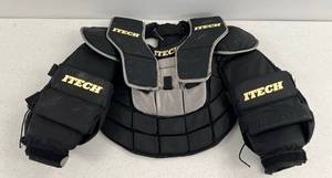 lot 114 image: Used Itech  Goalie Protective Chest Plate Jr