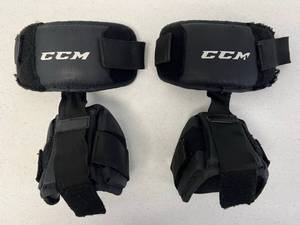 lot 141 image: Used CCM Goalie Knee Guards