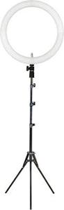 lot 2 image: Sunpak - LED 448 19 Bi-Color Ring Light Kit - Black
