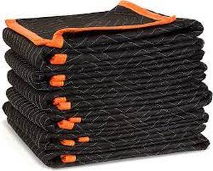 lot 7 image: WEN 272406 72-Inch by 40-Inch Heavy Duty Padded Moving Blankets, 6-Pack