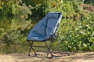 lot 22 image: Mac Sports RF904DR-100 Diamond Rocker Chair, Steel Blue