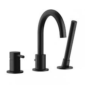 lot 25 image: Orlando-Black-Matte - Roman Bathtub Faucet