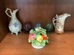 lot 1196 image: Glassware Knick Knacks