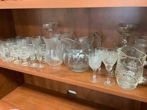 lot 1192 image: CrystalGlass Ware