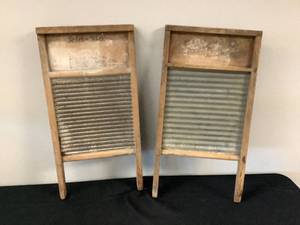 lot 1143 image: Antique Washboards